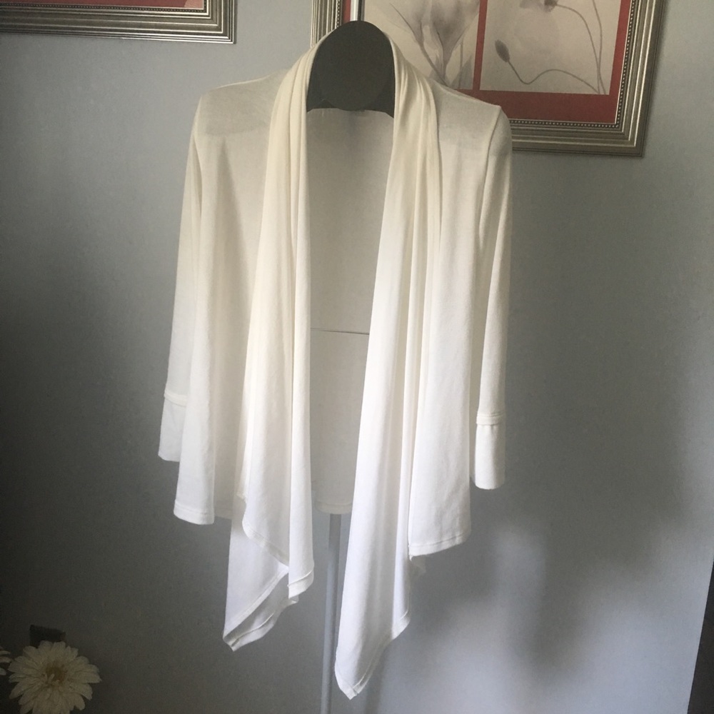 Off White Open Front Sweater XL